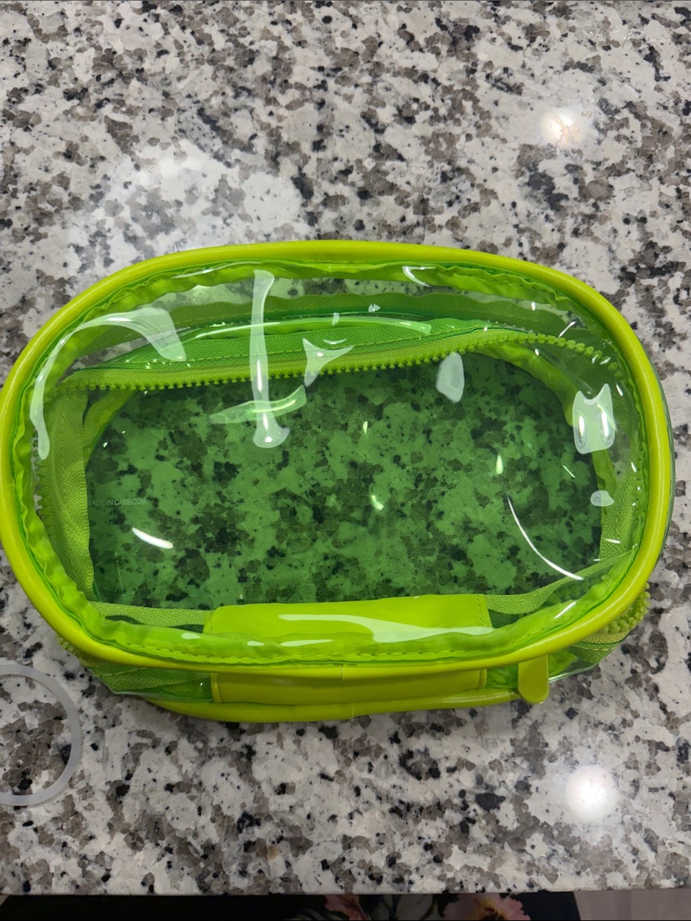 Ulta clear Travel Pouch - Neon Green